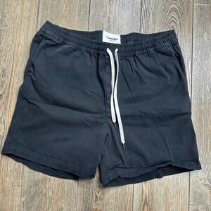 Corridor Men's Black Cotton Shorts
